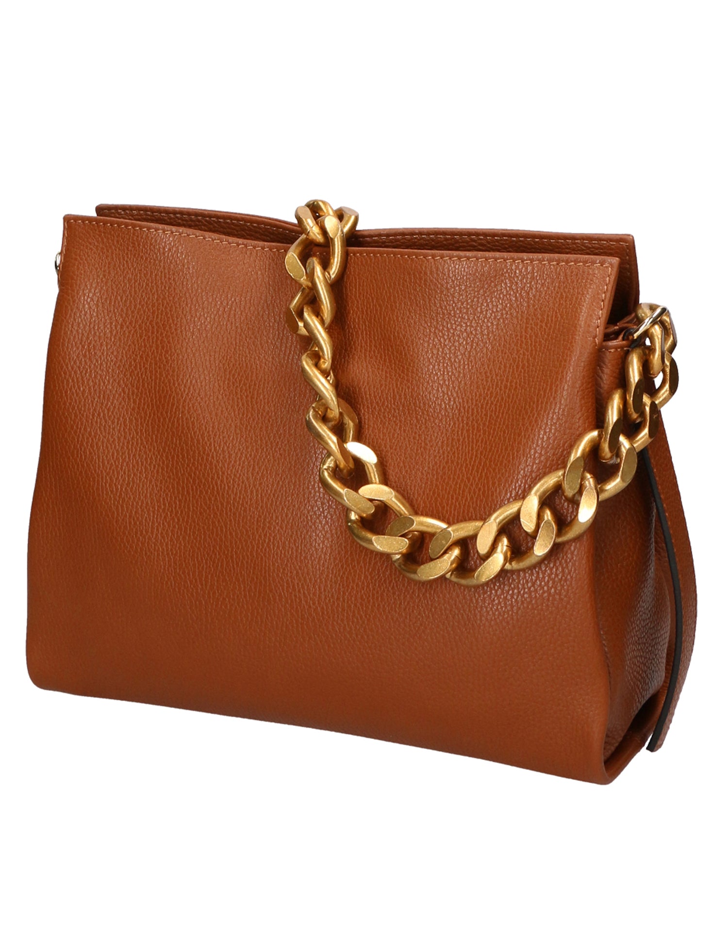 Annalou Borsa a spalla da donna Vera pelle 05417-D17 CUOIO SCURO Gave Lux