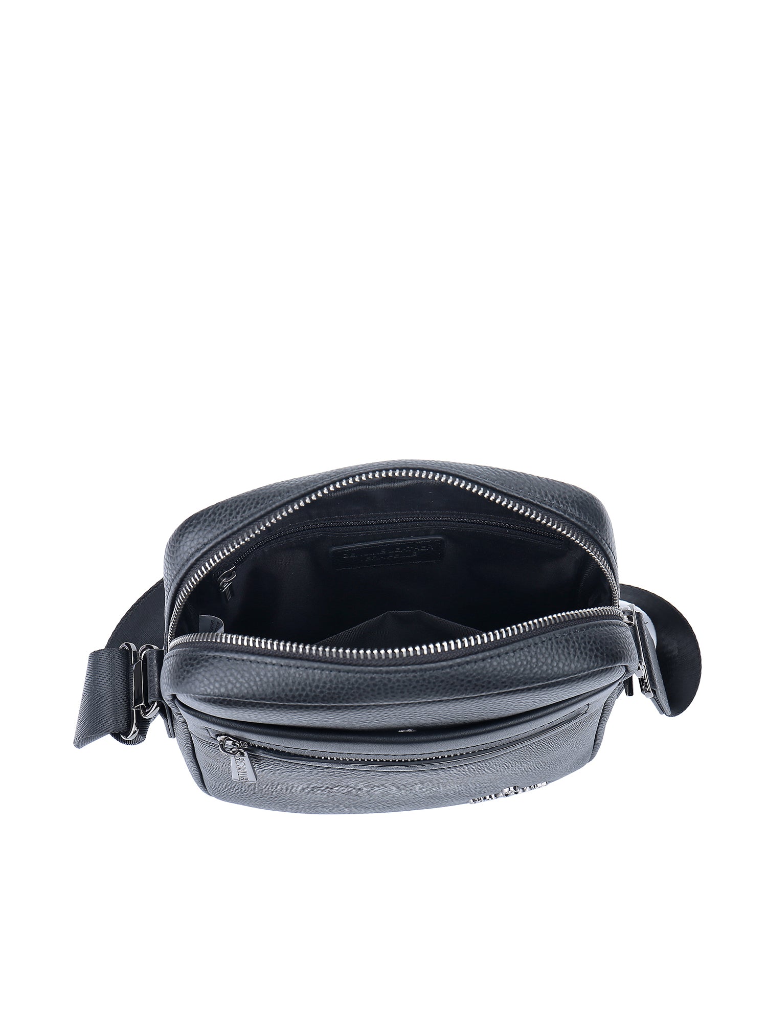 Borsa a tracolla uomo vera pelle Casual BC1480-BLACK B Cavalli