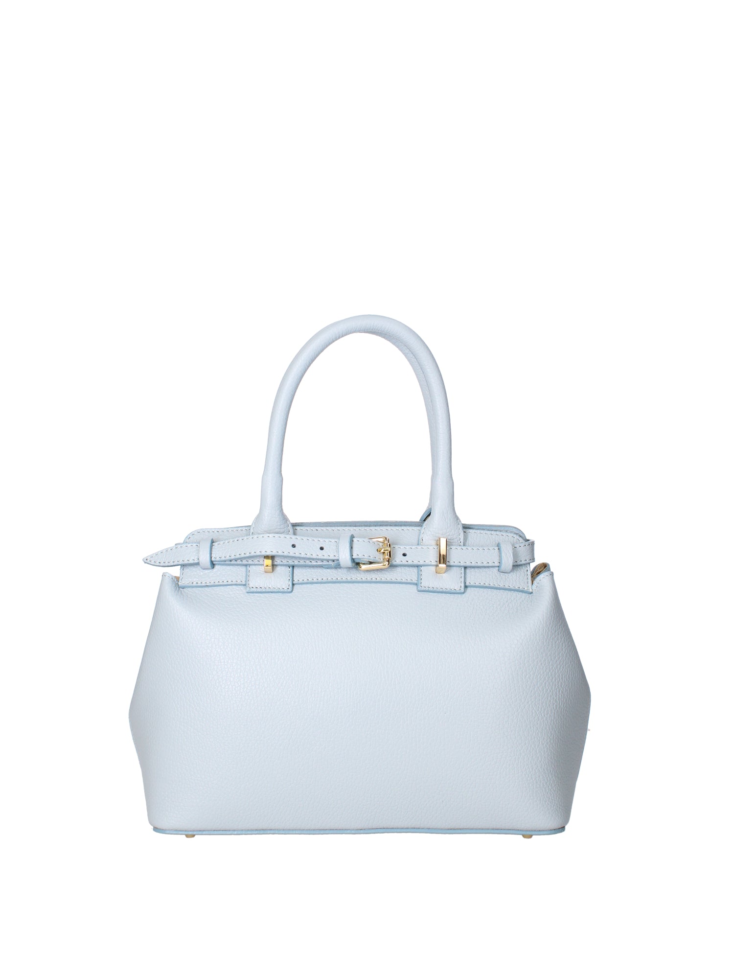 Borsa a mano da donna Vera Pelle 07146-D92 CELESTE Viola Castellani