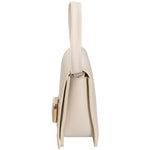 Borsa a tracolla da donna 100% pelle MYB-8035-FW-S03 LATTE My Best Bag