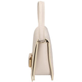 Borsa a tracolla da donna 100% pelle MYB-8035-FW-S03 LATTE My Best Bag