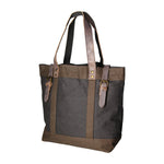 Maura Borsa a mano unisex Canvas e pelle ZG3012-NERO BLACK Gave Lux