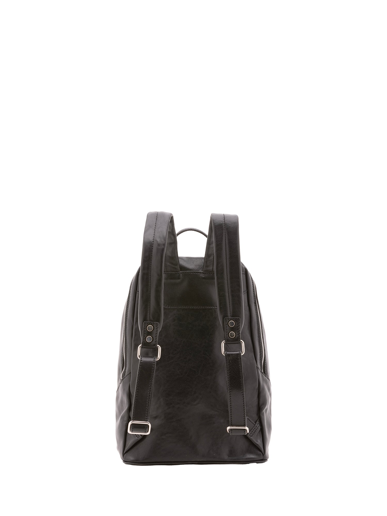 Zaino unisex in vera pelle 100% cotone 4428-NERO Alessia Firenze