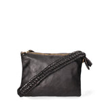 Lucca Borsa a tracolla da donna Vera pelle 1001-D28 NERO Gave Lux