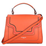 Borsa a mano da donna Vera pelle italiana MYB-6002-FW-L311 MATTONE My Best Bag