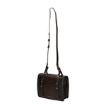 Borsa a tracolla da donna Pelle Croco MYB-8006-FW-BRUCIATO My Best Bag