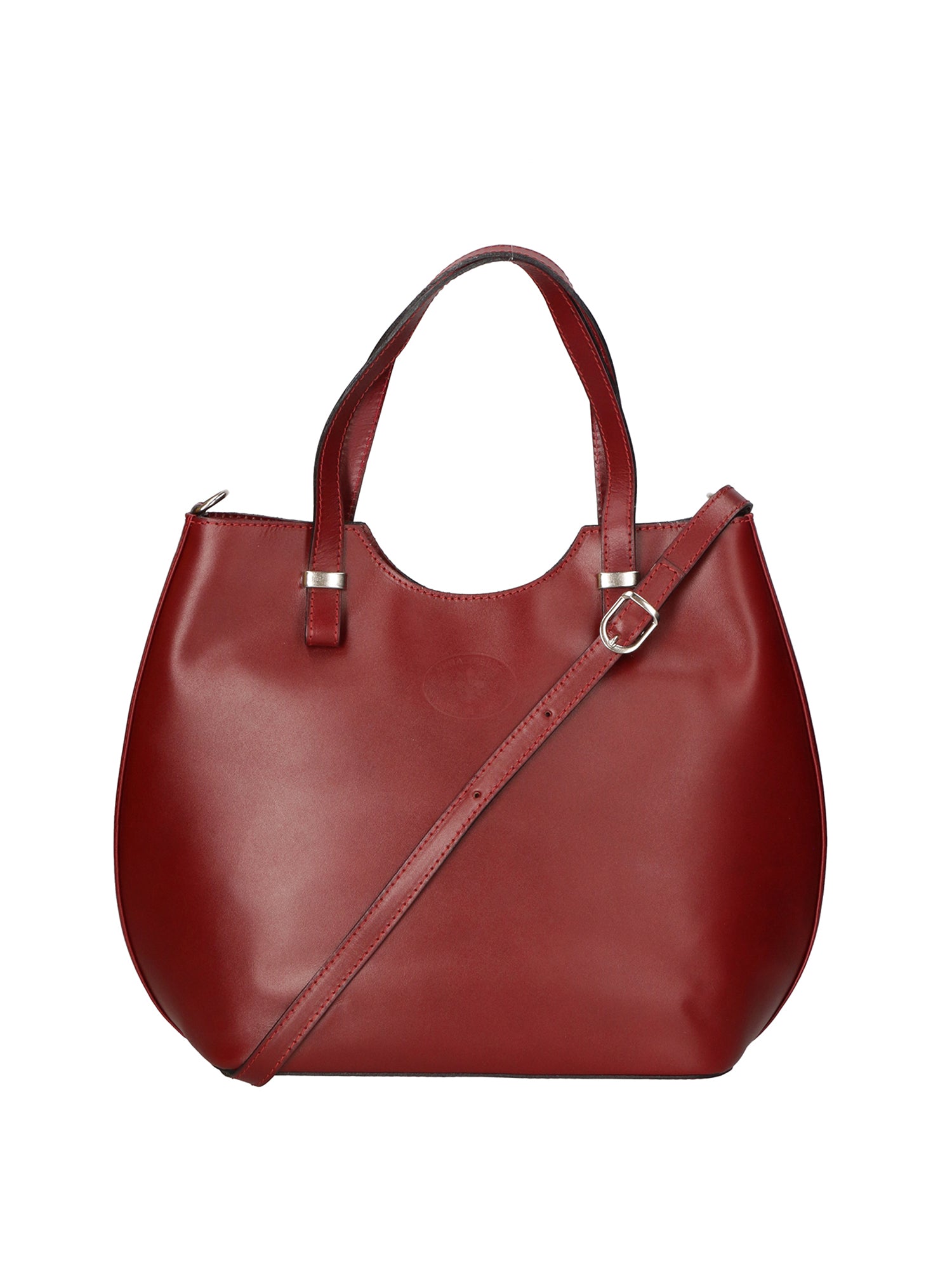 Egle Borsa a mano da donna Vera pelle 80046-ROSSO Gave Lux