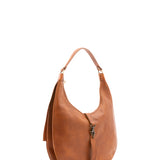 Borsa a spalla da donna 100% vera pelle 4607-MIELE Alessia Firenze