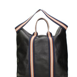 Convertible Handbag Into Backpack For Women In Genuine Leather Made in Italy 43x38x12 cm