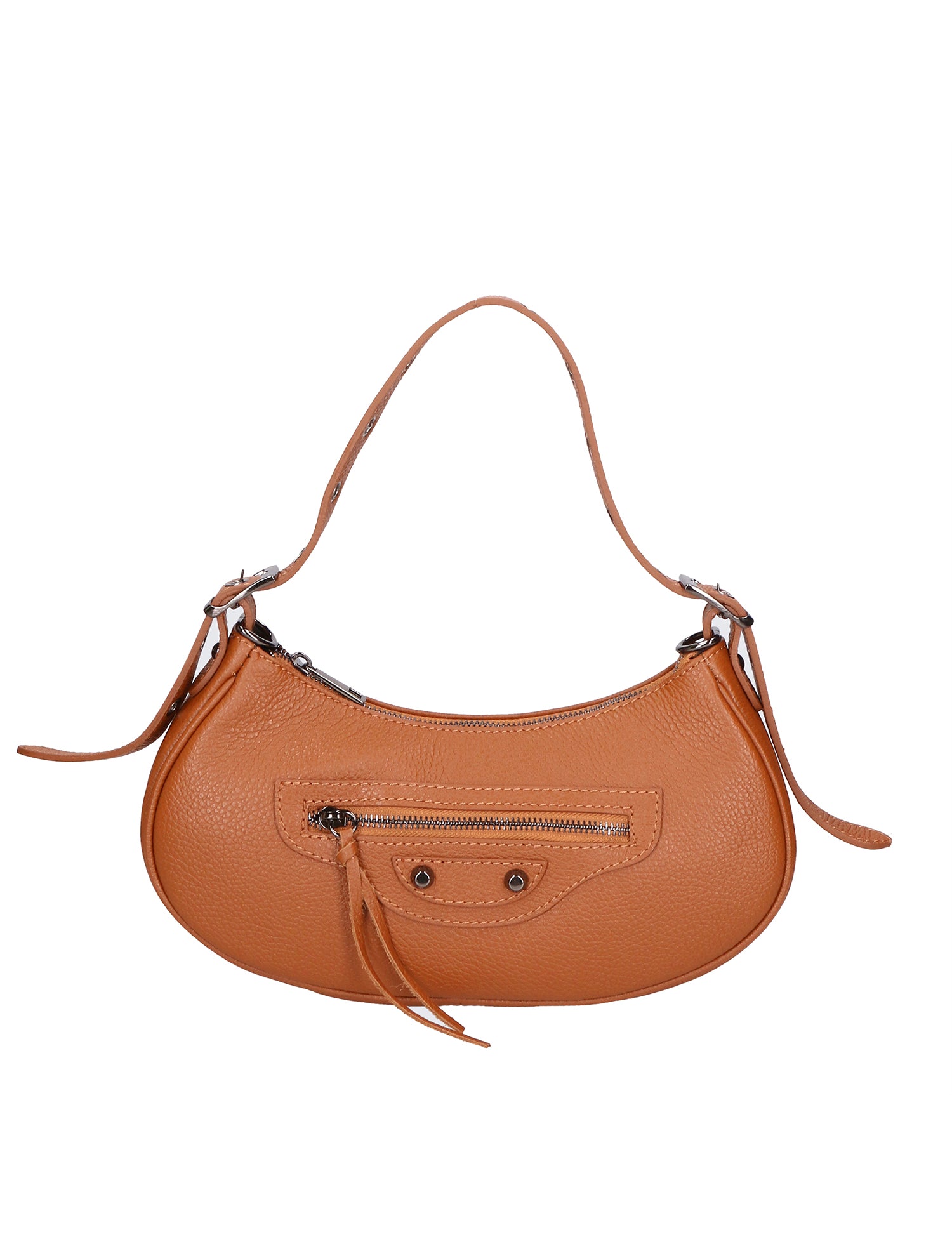 Loredana Borsa a spalla da donna Vera pelle 06548-CUOIO SCURO Gave Lux