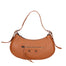 Loredana Borsa a spalla da donna Vera pelle 06548-CUOIO SCURO Gave Lux