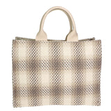 Alicia Borsa a spalla da donna Cotone e pelle 05086-05 TAUPE CHIARO Gave Lux