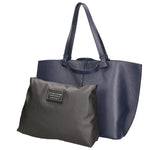 Beata Borsa a spalla da donna Vera pelle 05779-D26 BLU NOTTE Gave Lux