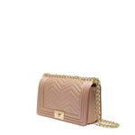 Borsa a mano da donna 100% Pvc FLAT M MANHATTAN-TERRA + LIGHT GOLD Marc Ellis