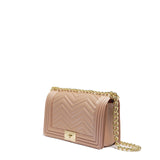 Borsa a mano da donna 100% Pvc FLAT M MANHATTAN-TERRA + LIGHT GOLD Marc Ellis