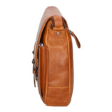 Borsa a tracolla da uomo 100% vera pelle HILB-3076-CUOIO Hill Burry