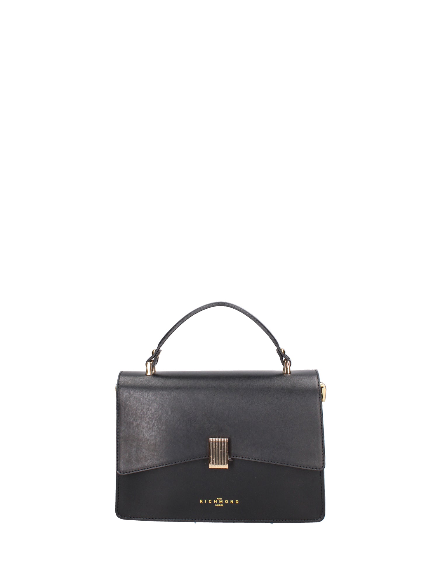 Borsa a mano da donna 100% vera pelle JR-W-1103-BX-BLACK + GOLD John Richmond
