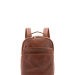 Zaino unisex in vera pelle Made in Italy 100% cotone 4048-MARRONE Alessia Firenze