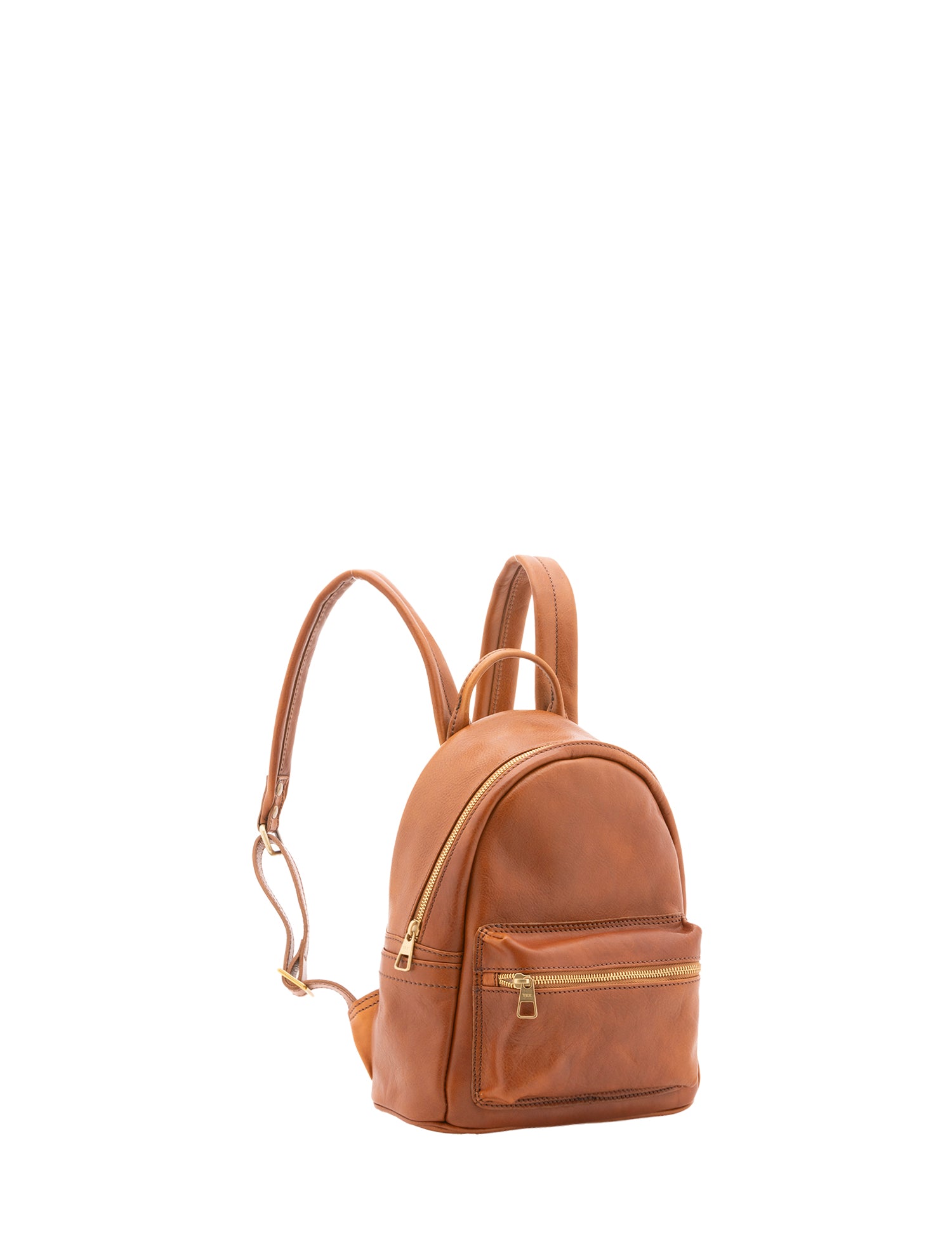 Zaino unisex in vera pelle 100% cotone 4460-MIELE Alessia Firenze