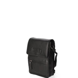 Borsa a tracolla uomo in vera pelle RFID HILB-2632-NERO Hill Burry
