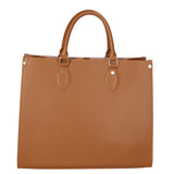 Borsa a mano da donna 100% pelle MYB-8028-FW-PL17 TABACCO My Best Bag