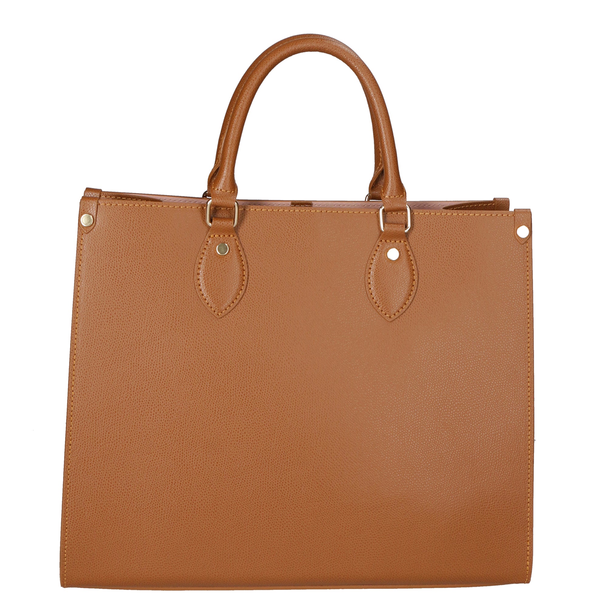 Borsa a mano da donna 100% pelle MYB-8028-FW-PL17 TABACCO My Best Bag