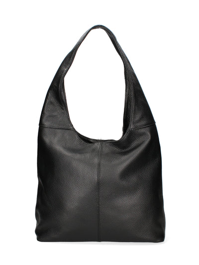 Aria Borsa a Mano in Vera Pelle Nero