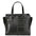 Ariana Borsa a mano da donna Vera pelle stampata cocco 05435-C28 NERO Gave Lux