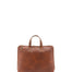 Borsa a mano unisex in vera pelle 100% cotone 4453-MARRONE Alessia Firenze