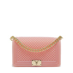 Borsa a mano da donna 100% Pvc FLAT M BALL-MAUVE + LIGHT GOLD Marc Ellis