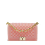 Borsa a mano da donna 100% Pvc FLAT M BALL-MAUVE + LIGHT GOLD Marc Ellis