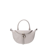 Mae Borsa a mano da donna Vera pelle 07142-D86 GRIGIO PERLA Viola Castellani
