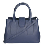Alessandra Borsa a mano da donna Vera pelle 05000-D24 BLU BLUE Gave Lux