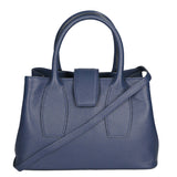 Alessandra Borsa a mano da donna Vera pelle 05000-D24 BLU BLUE Gave Lux