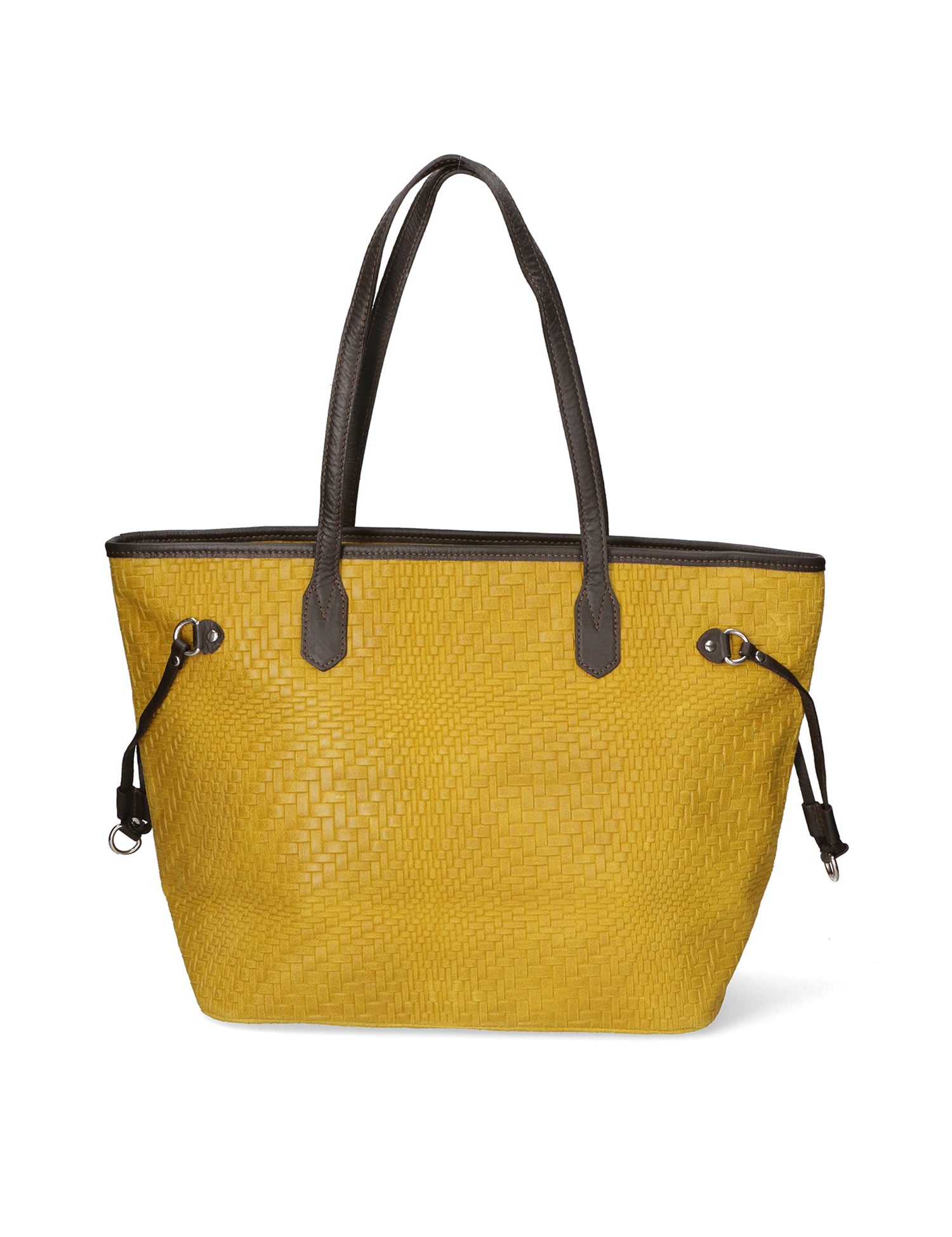 Emiliana Borsa a spalla da donna Vera pelle 80061-GIALLO Gave Lux