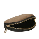 Rachele Pochette donna vera pelle Zip 02535-TAUPE Gave Lux