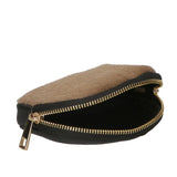 Rachele Pochette donna vera pelle Zip 02535-TAUPE Gave Lux