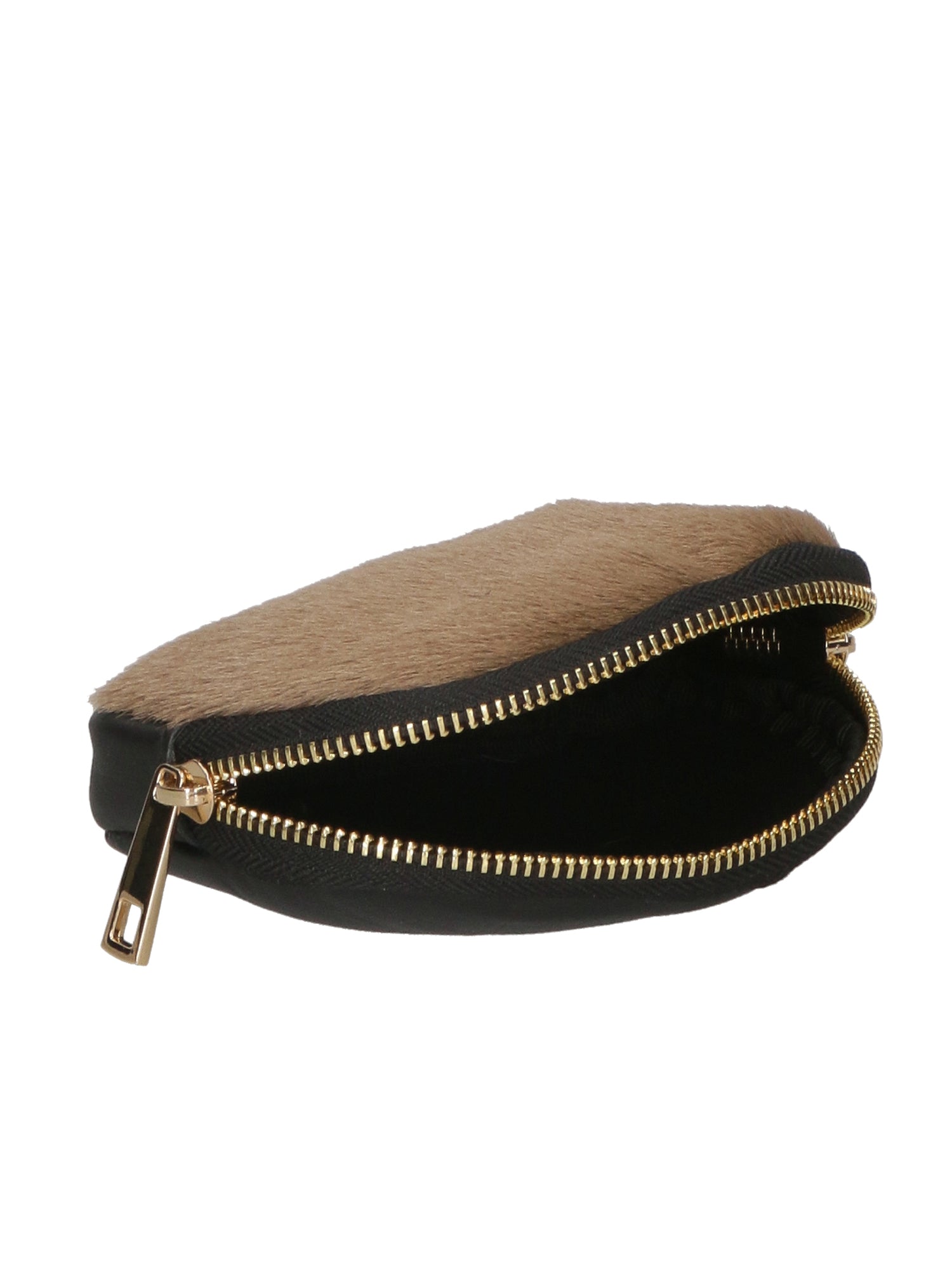 Rachele Pochette donna vera pelle Zip 02535-TAUPE Gave Lux