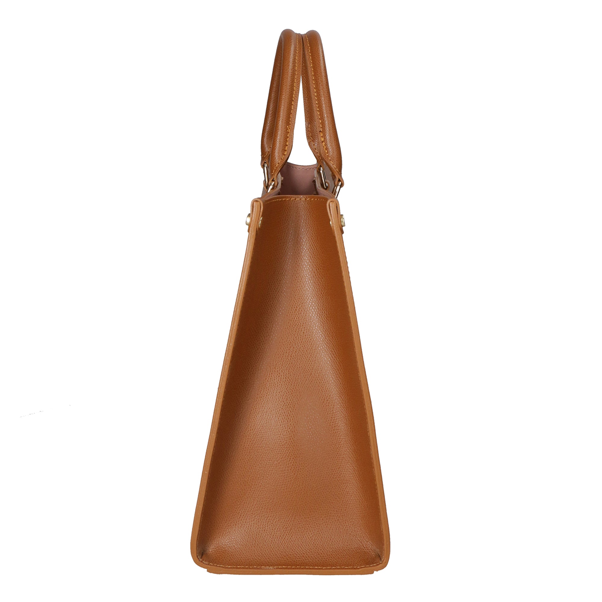 Borsa a mano da donna 100% pelle MYB-8028-FW-PL17 TABACCO My Best Bag