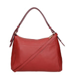 Vladimira Borsa a spalla da donna Vera pelle 06675-D10 RUBINO + D34 BORD Gave Lux