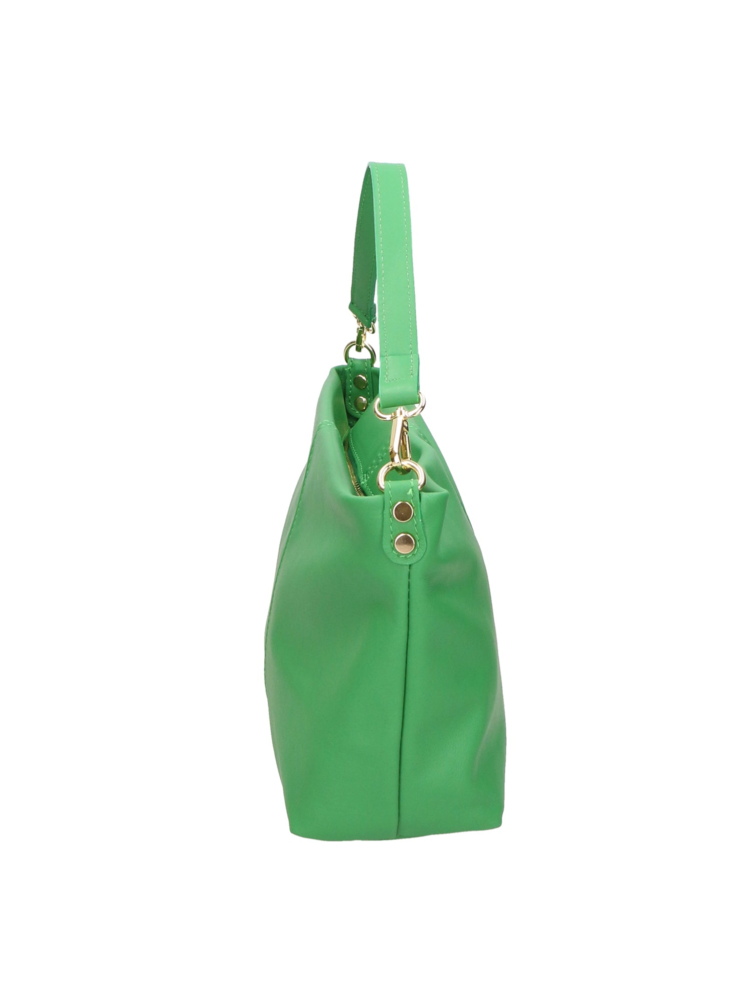 Ginevra Borsa a spalla da donna Vera pelle 05936-S47 VERDE MELA Gave Lux