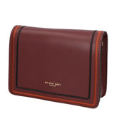 Borsa a tracolla da donna Made in Italy Vera pelle MYB-6006-FW-L330 VINO My Best Bag