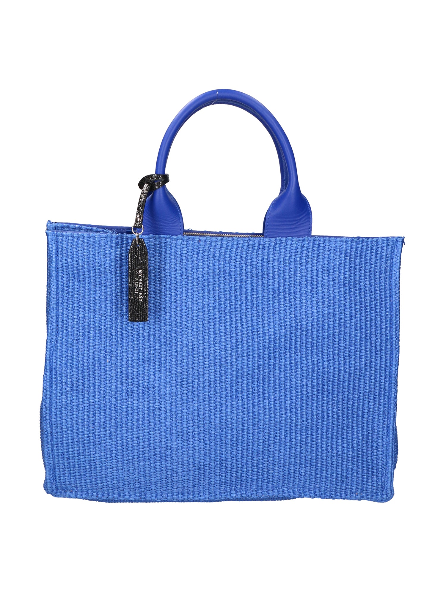 Borsa a mano da donna Misto pelle e tessuto MYB-05117-SS-530+S22 BLUETTE My Best Bag