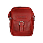Borsa a tracolla da uomo Vera pelle RFID HILB-HT05-ROSSO Hill Burry