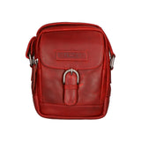 Borsa a tracolla da uomo Vera pelle RFID HILB-HT05-ROSSO Hill Burry