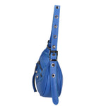 Galatea Borsa a spalla da donna Vera pelle 05708-D22 BLUETTE ROYAL BLU Gave Lux
