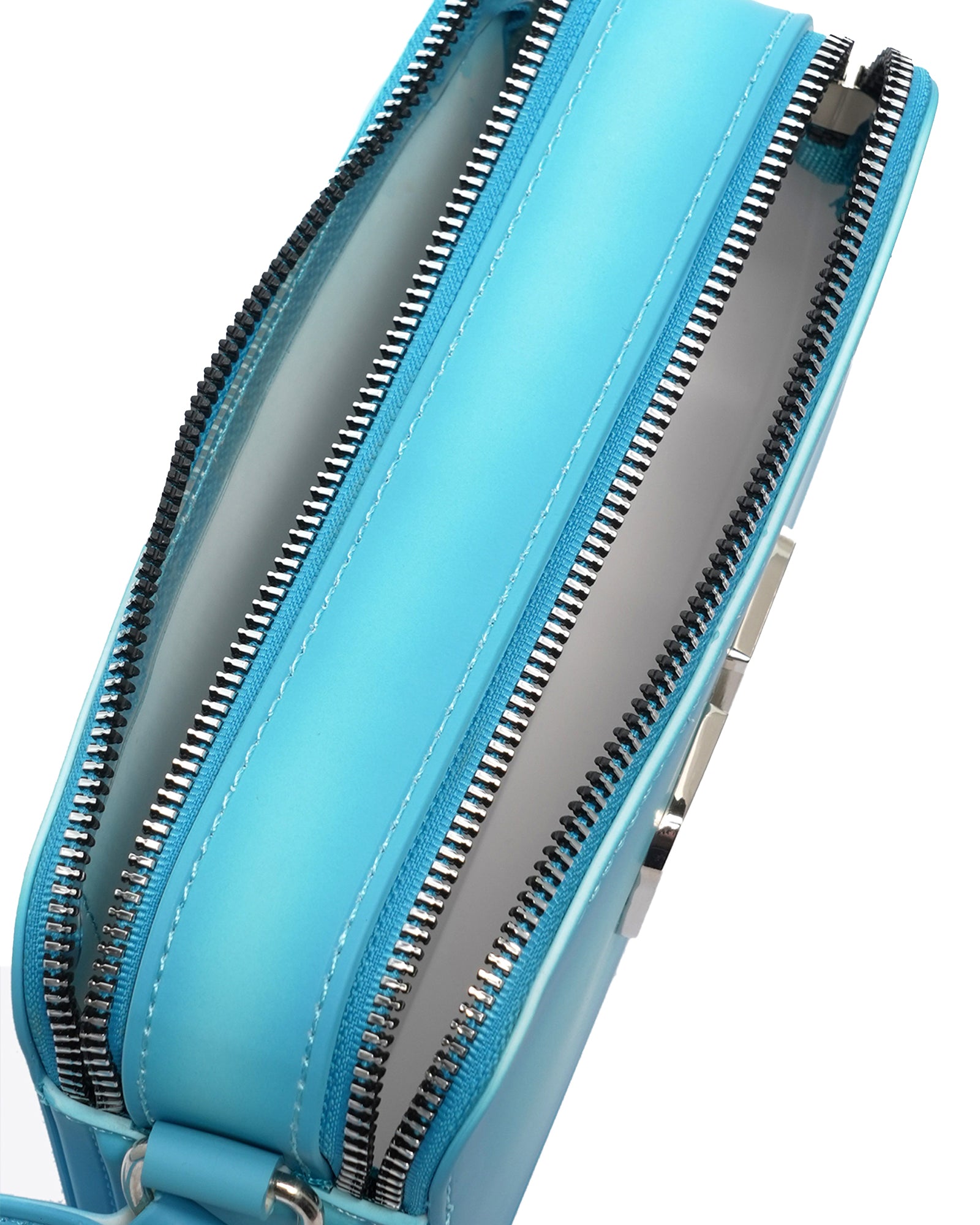 Borsa a spalla da donna 100% PVC FLAT MARC-NORSE BLUE Marc Ellis