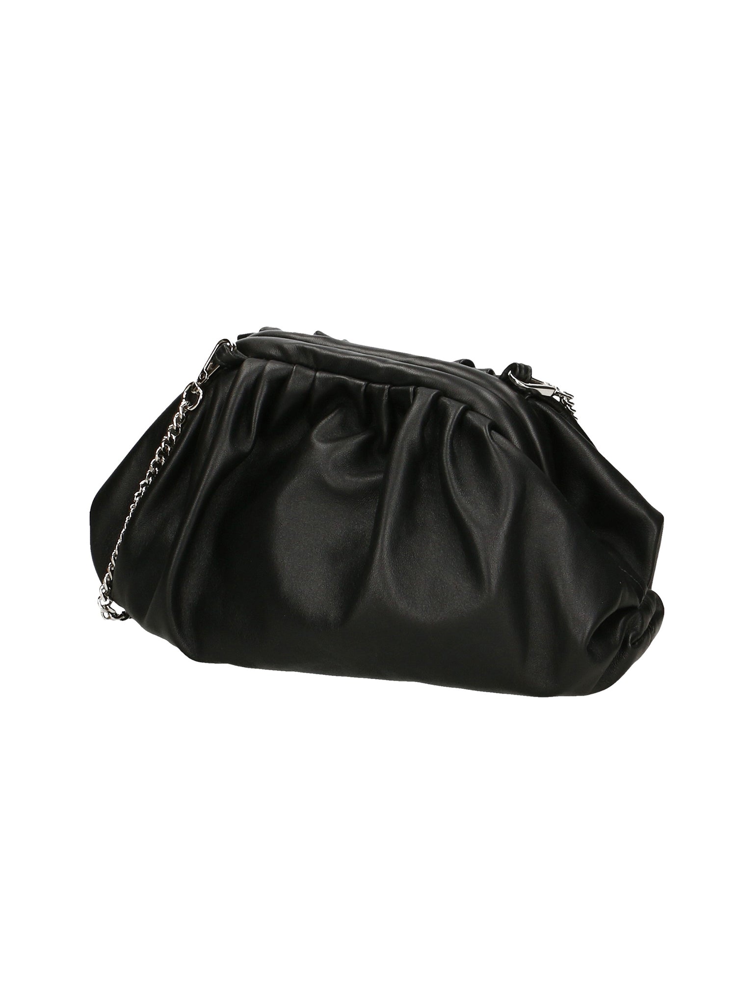 Quinta Borsa a tracolla donna Vera pelle 01448-D28 NERO BLACK Gave Lux