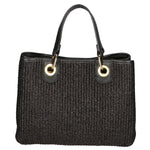 Borsa a mano da donna Paglia & Pelle MYB-05167-SS-12+D28 NERO My Best Bag
