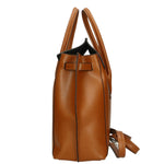 Dayana Borsa a mano da donna Vera pelle 7705-P 608 CUOIO SCURO DARK COGNAC Gave Lux